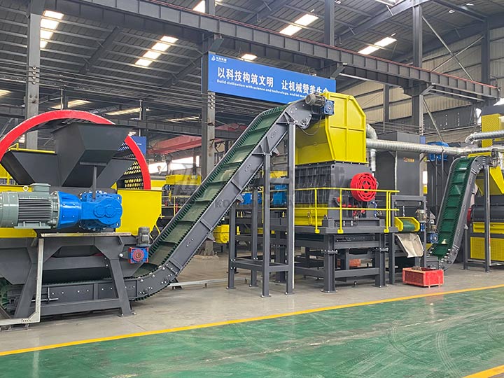 廢棄輪胎回收生產(chǎn)線